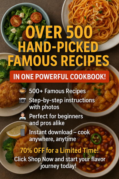 500 Famous Recipes: The Ultimate Collection of World's Most Beloved Dishes