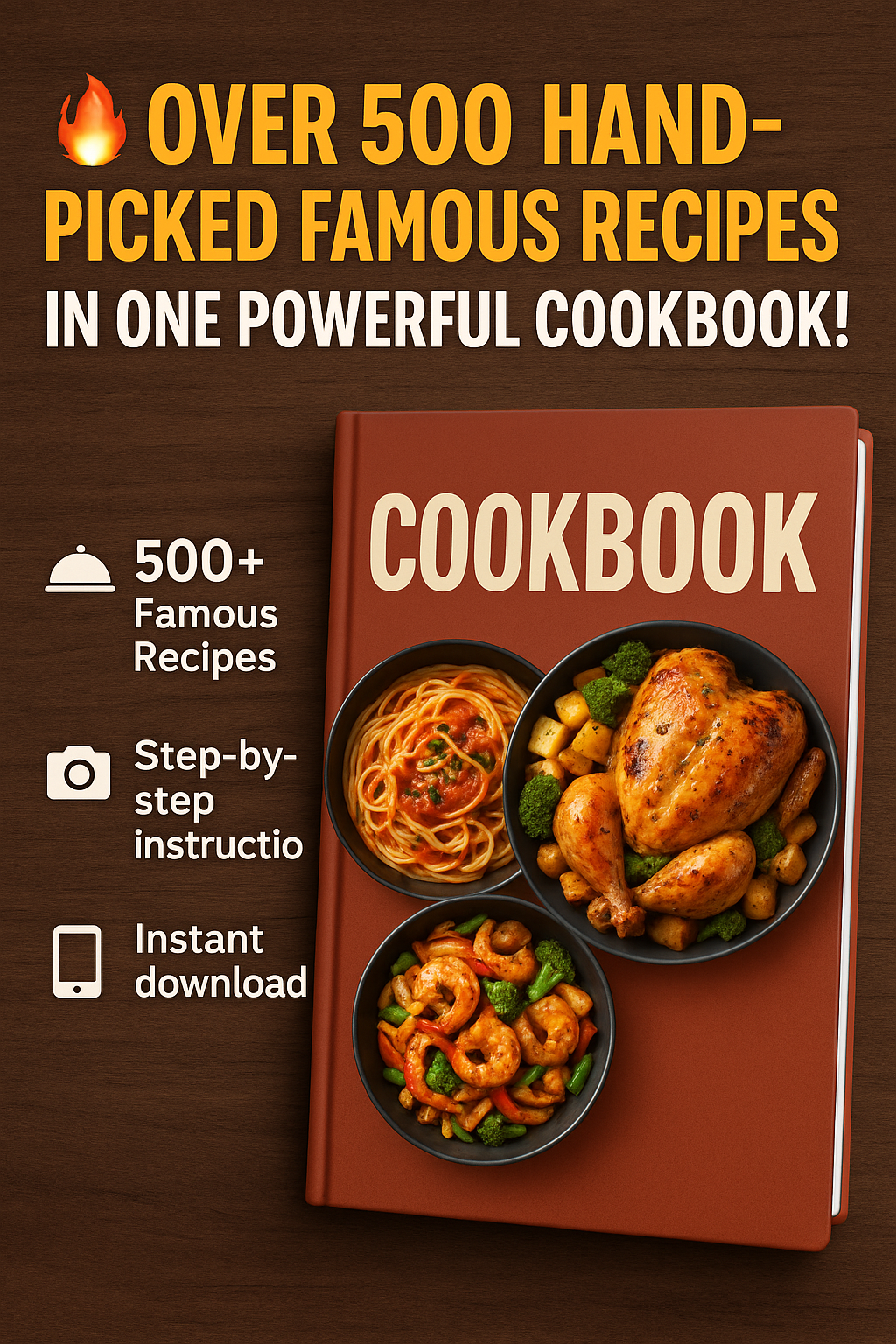 500 Famous Recipes: The Ultimate Collection of World's Most Beloved Dishes
